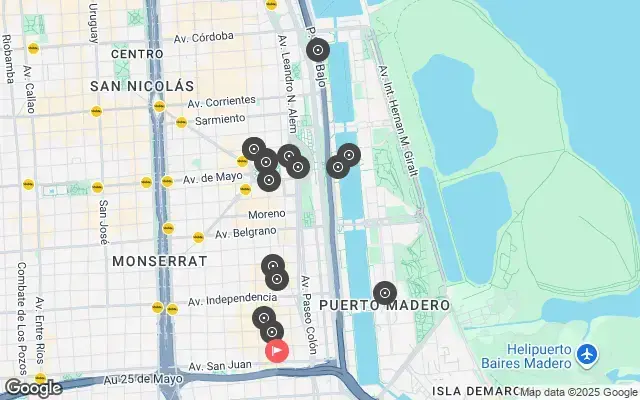 Tour map