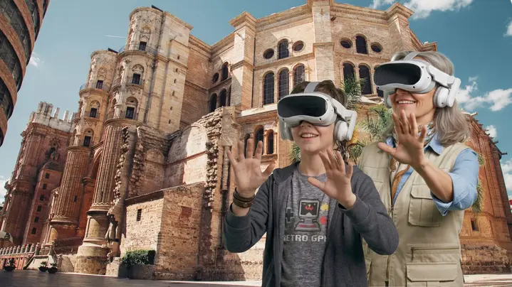 VR Free Walking Tour Historic Center of Málaga