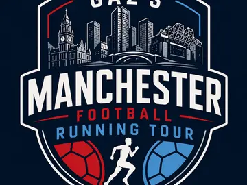 Gaz's Manchester Fußball-Lauftour
