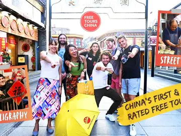 🏆Tour storico gratuito a piedi di Pechino +🖌️Creazione di calligrafia | Il primo e meglio valutato tour gratuito della Cina!