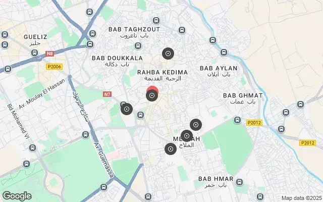 Tour map
