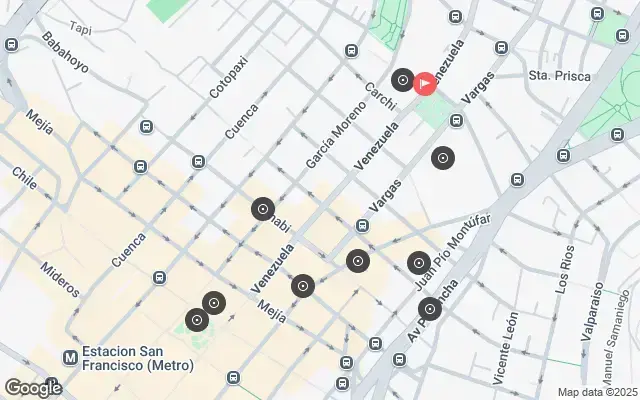 Tour map