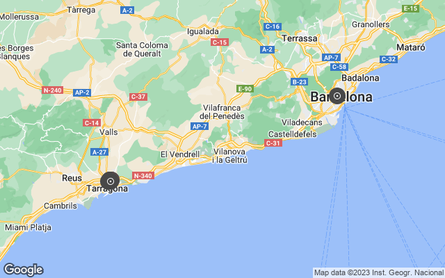 Tour map