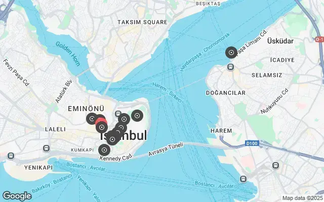Tour map