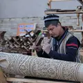Masterclass di intaglio del legno nel cuore di Khiva