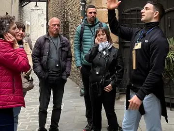 Tour gratuito Vecchia Pamplona: Storia e corsa con un corridore