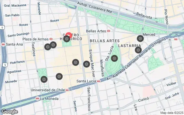 Tour map