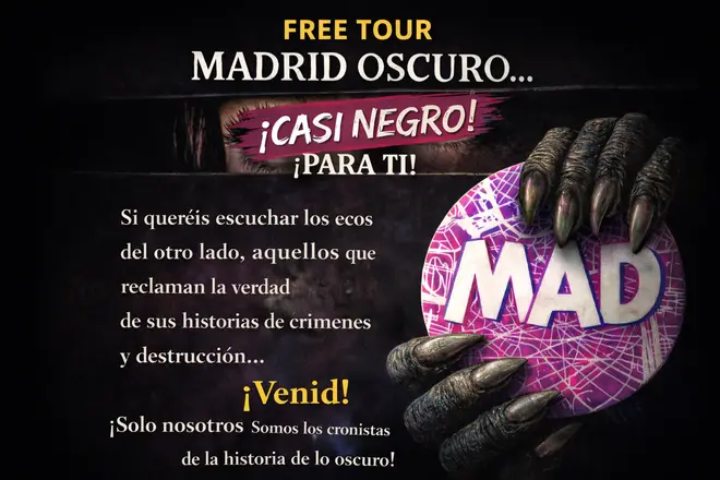 Free Tour Death, Destruction, Blood, and Conspiracy: The Most Terrifying Madrid ⚰️🪓🕯️