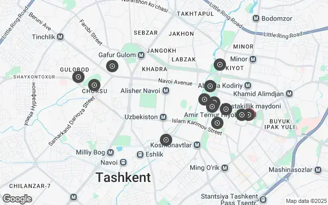 Tour map