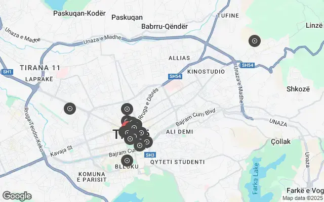 Tour map