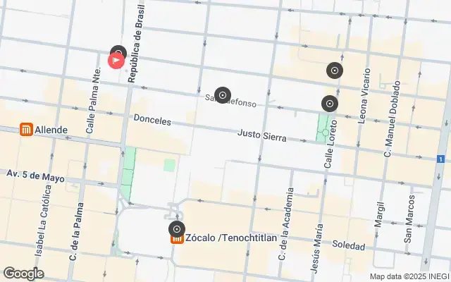 Tour map