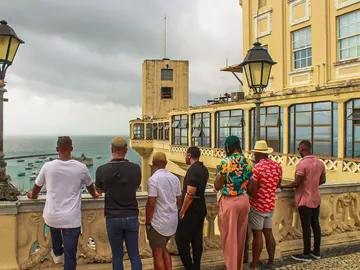 Den Spaziergang durch Pelourinho kennen lernen