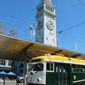 SF stories: Union Square, Chinatown, and elevated garden between skyscrapers