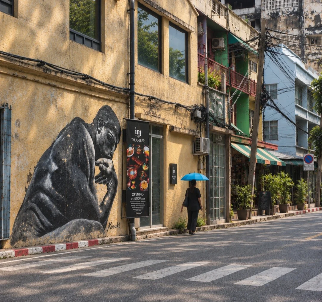 Jenseits der Bangkok-Vibes: Spaziergang durch Hintergassen und lokale Märkte