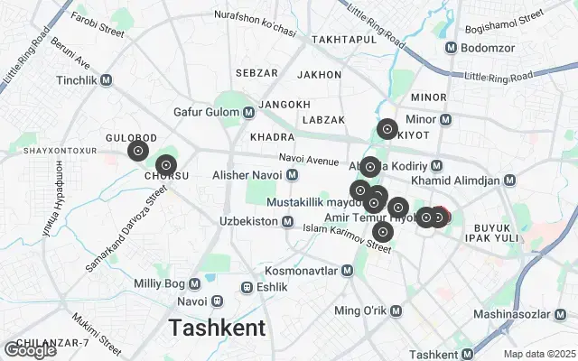 Tour map