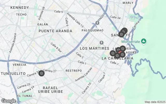 Tour map