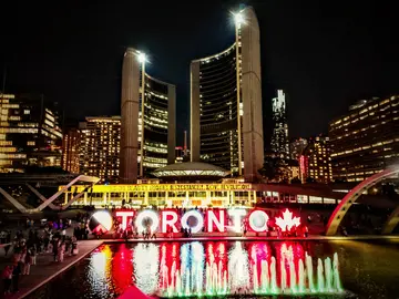 El centro y los lugares emblemáticos de Toronto