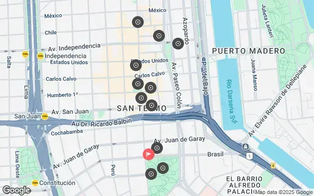 Tour map