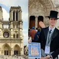Guided tour of the Notre-Dame Cathedral (inside and outside) in 19th-century costume