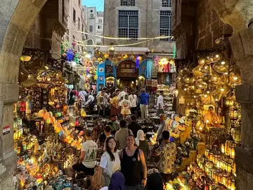 El Cairo antiguo: la calle del moez y Khan Khalil Bazar