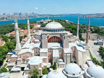 Hagia Sophia Mosque (inside & outside)