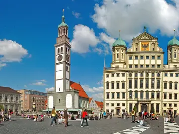 Historic Augsburg in a Half-Day: Free Guided Tour + Free Arverio Train ride from Munich