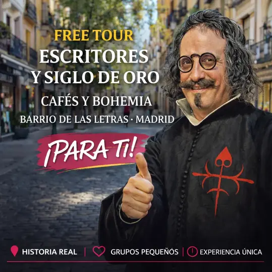 Free Tour Escritores, Siglo de Oro, cafés y bohemia por el Barrio de las Letras de Madrid 📚 ☕