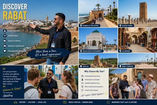 Private Rabat Walking Tour Guide