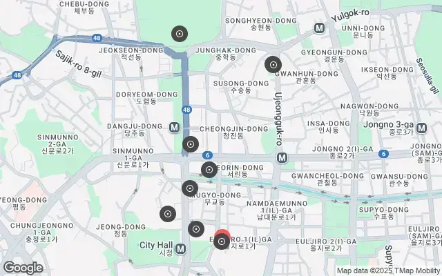 Tour map