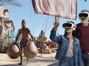 VR Free Walking Tour Malaga City Center