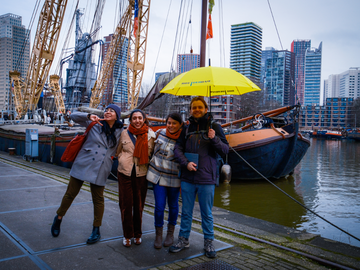 Recorrido guiado gratuito a pie por lo más destacado y las joyas escondidas por el centro de la ciudad sur de Róterdam