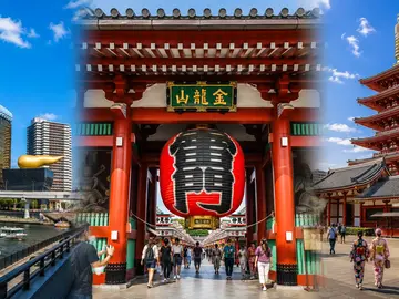 🇯🇵 Asakusa + Kappabashi-Spaziergang ⛩️ Legenden fließen entlang des Flussufers • Sensō-ji-Tempel, Asakusa-Schrein, Kappabashi-Straße, künstliches Essen!