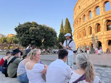 Free walking tour del Colosseo e dell'Antica Roma di notte