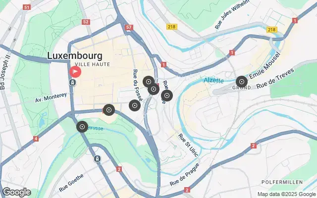 Tour map