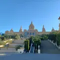 Kleinwandern auf dem Berg Montjuic