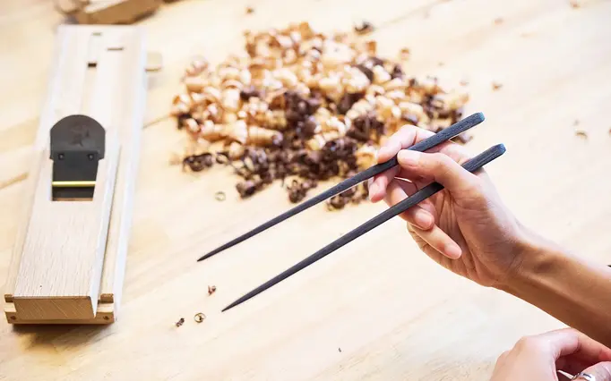 Kyoto: Arashiyama Chopstick Making Workshop