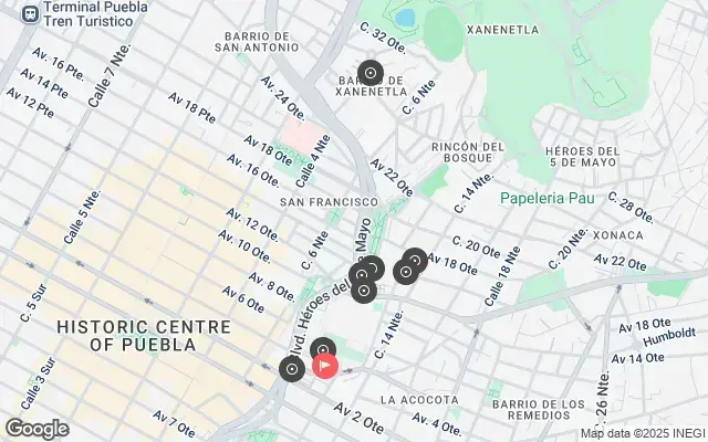 Tour map