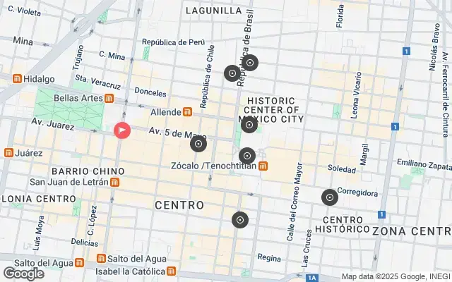 Tour map